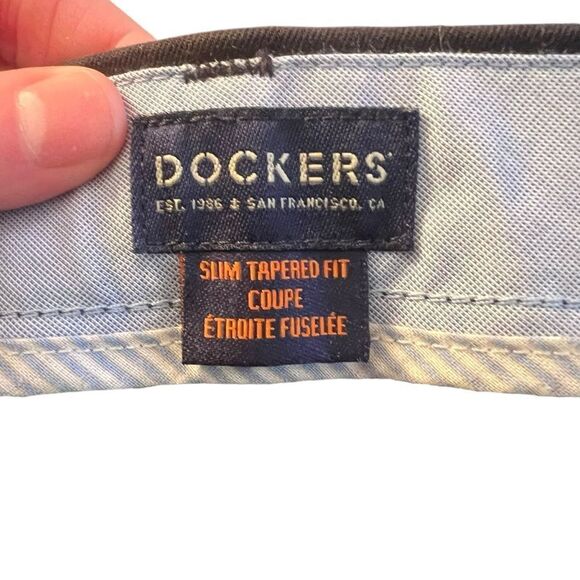 3 for $30! Dockers black slim tapered fit chinos - Picture 3 of 10